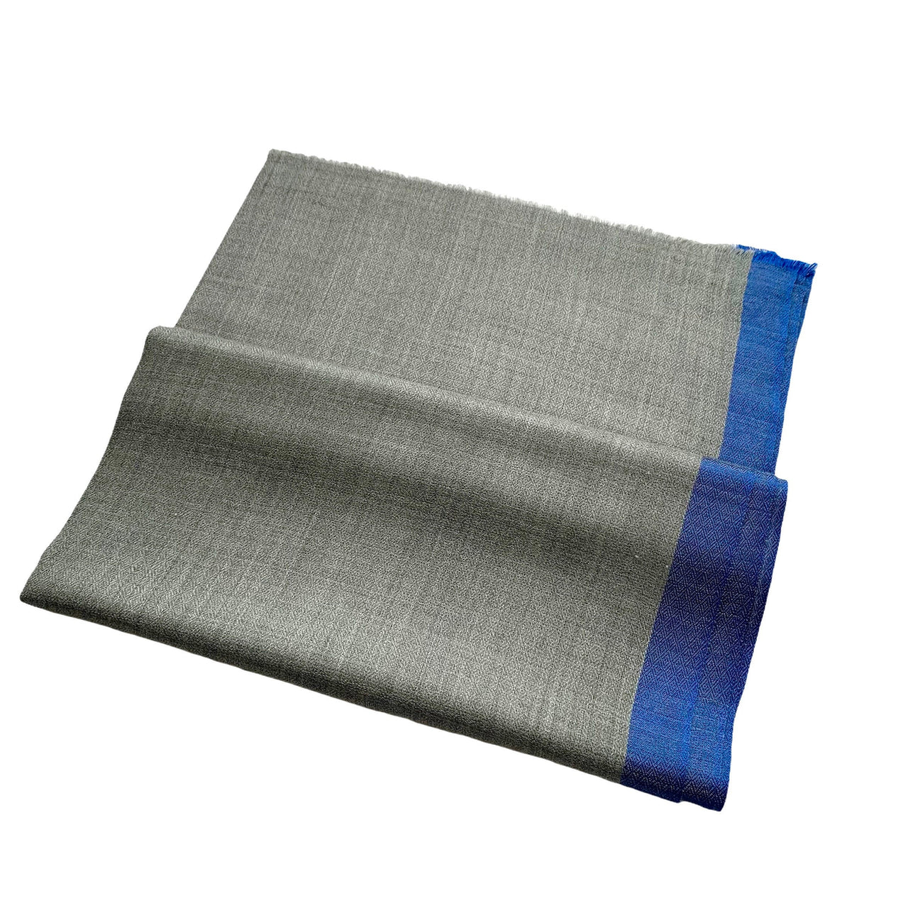 Grey Blue Cashmere Silk  Scarf Shawl Woman’s Wrap Mens Scarf Stole