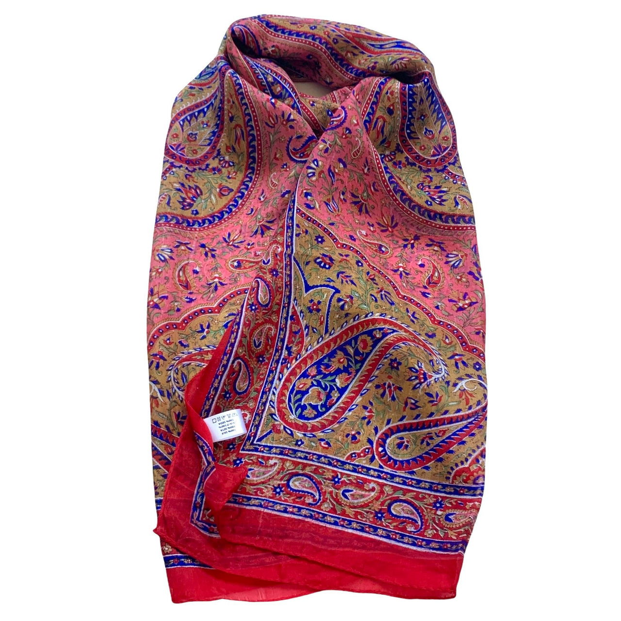 Gorgeous Soft Multicoloured Silk Scarf / Wrap/ Neck Scarf