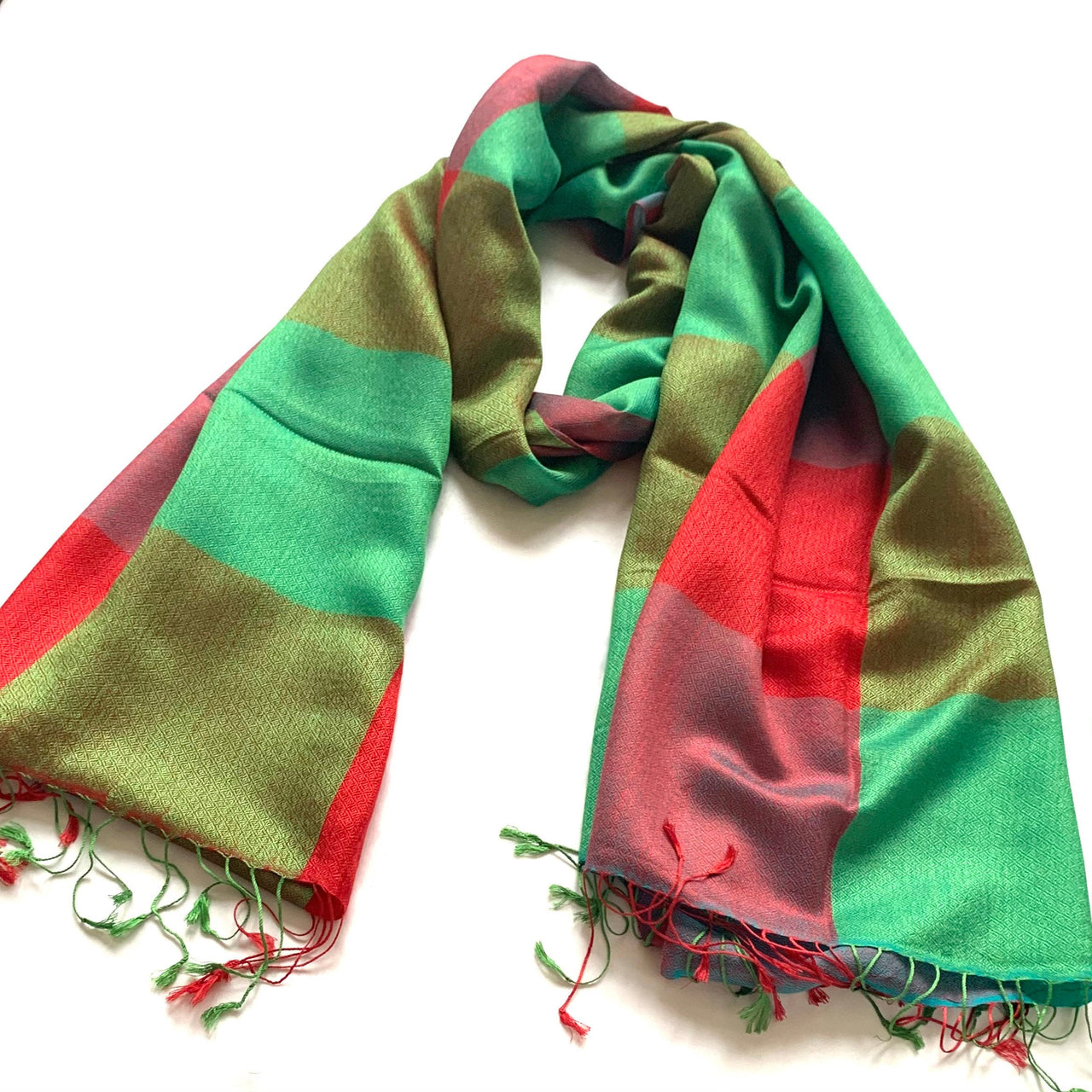 Multicoloured Silk Wool  pashmina Scarf/Shawl/Stole/Wrap