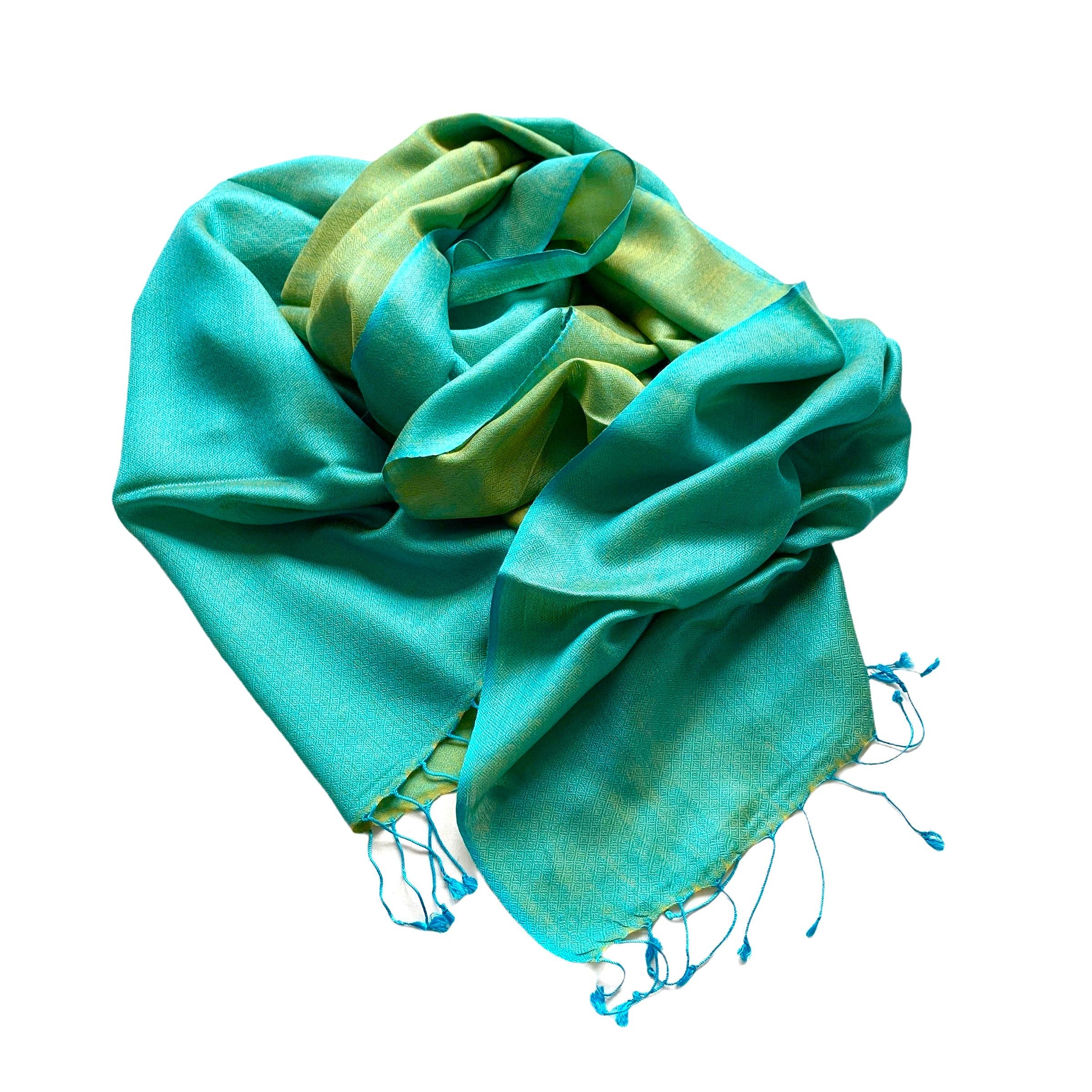 Turquoise neck sale scarf