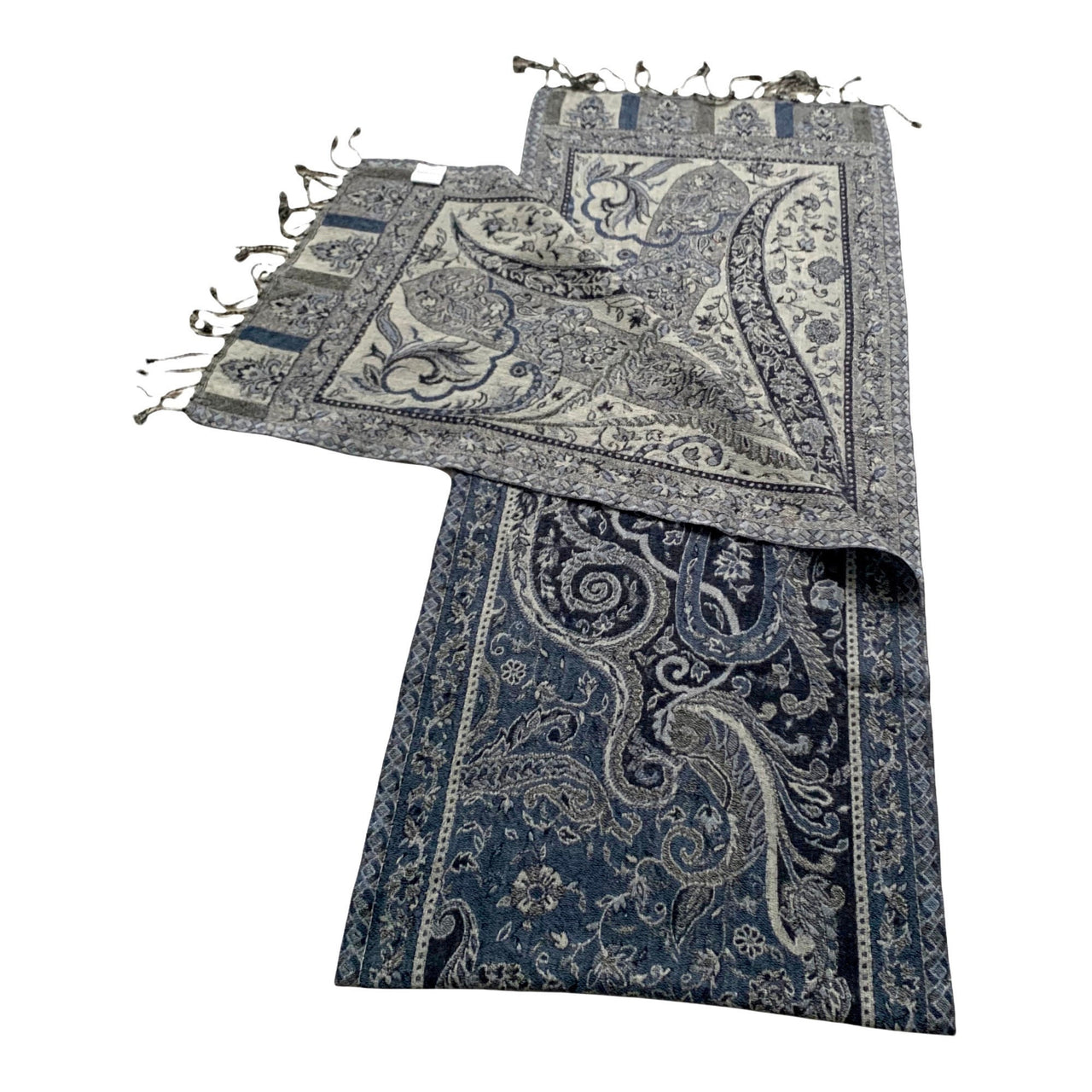 stunning Reversible Unisex Paisley Wool Scarf For Women & Men Outdoor Neck Warmer Winter Fall Scarf Lambs Wool