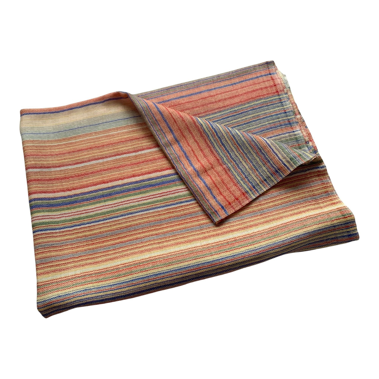 Beige Multi-Colored Cashmere  Striped Unisex Shawl/Scarf/Wrap/