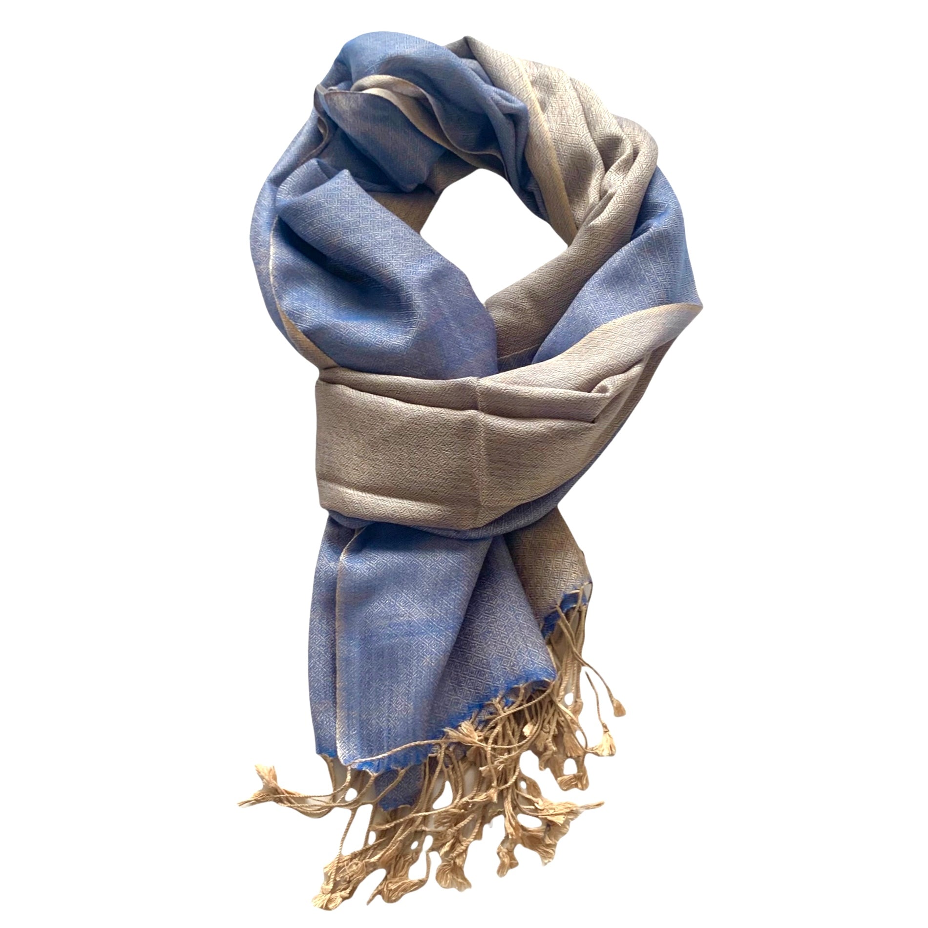 Pure Cashmere selling Scarf , Reversible Turquoise And Gold Brocade /Wedding Wrap/Elegant Formal Scarf